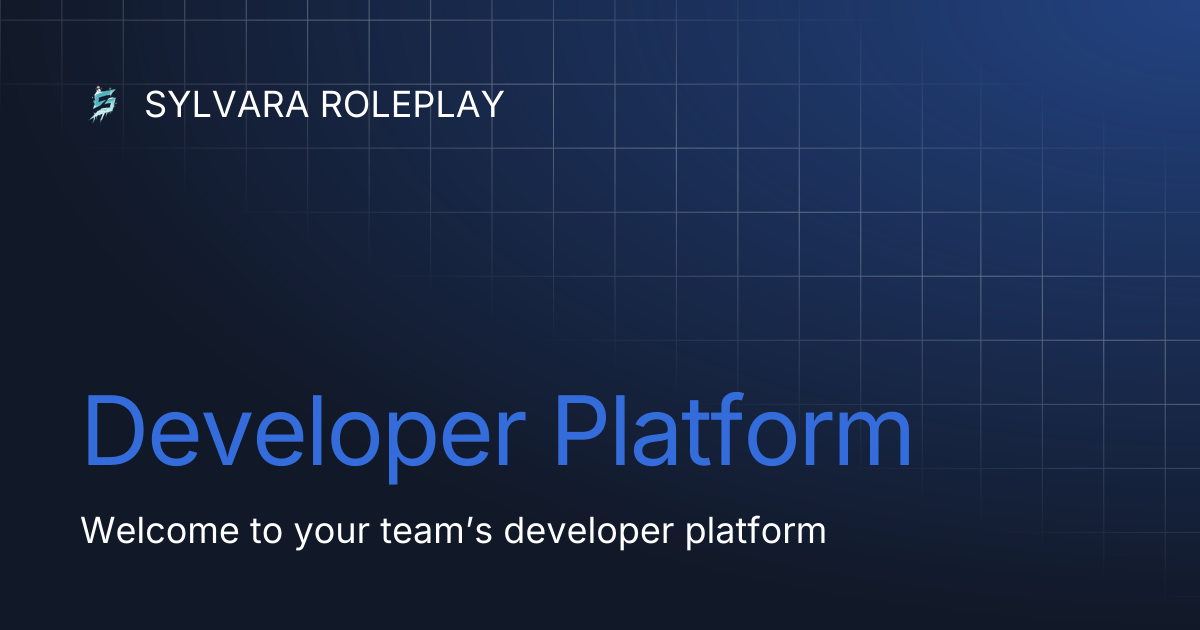 Developer Platform | SYLVARA ROLEPLAY